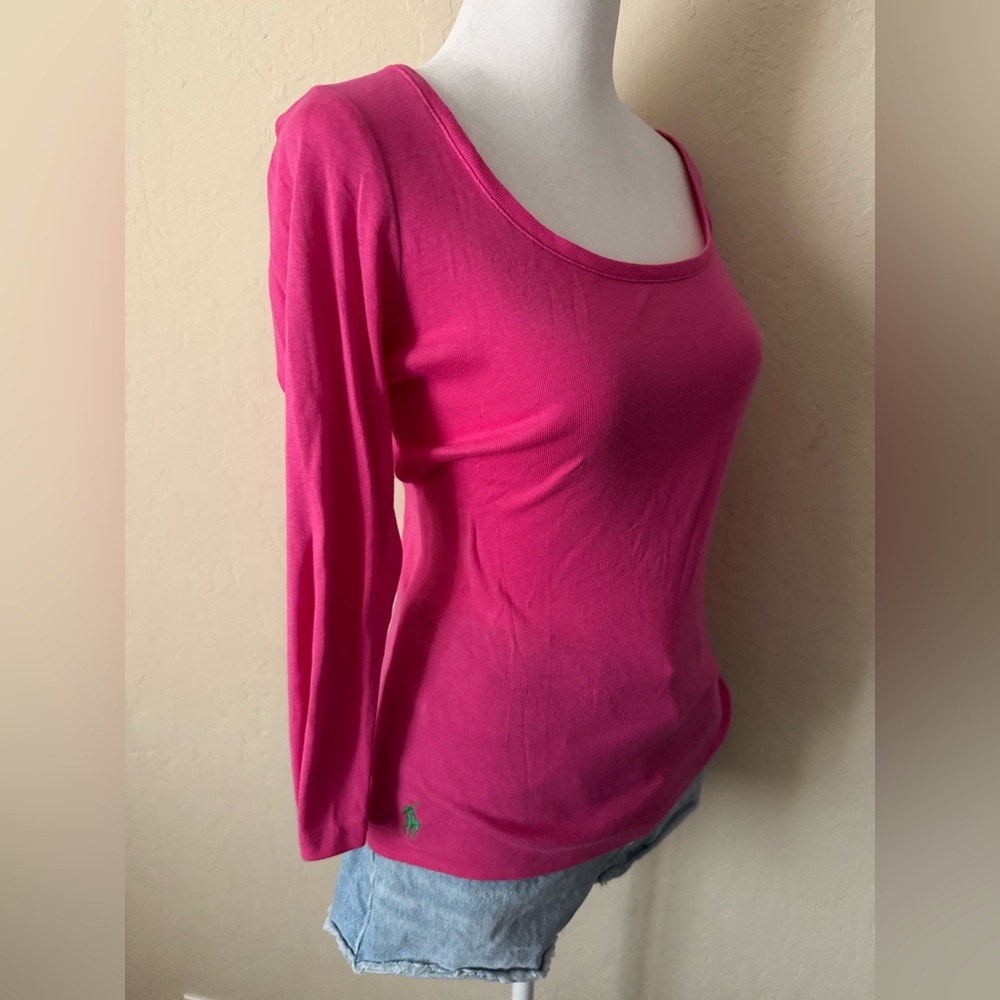 Ralph Lauren scoop neck shirt - Picture 3 of 5